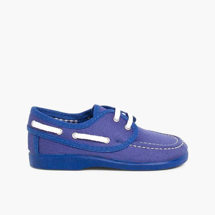 Náuticos<Pisamonas Náuticos Tela Cordones Niño