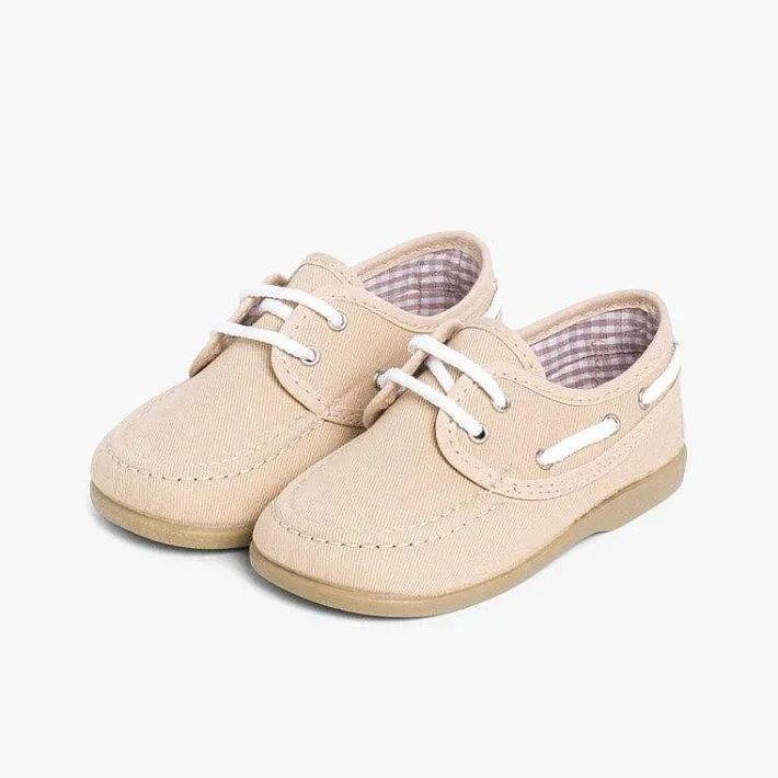 Náuticos<Pisamonas Náuticos Tela Cordones Niño