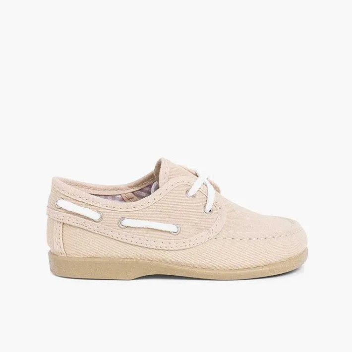 Náuticos<Pisamonas Náuticos Tela Cordones Niño
