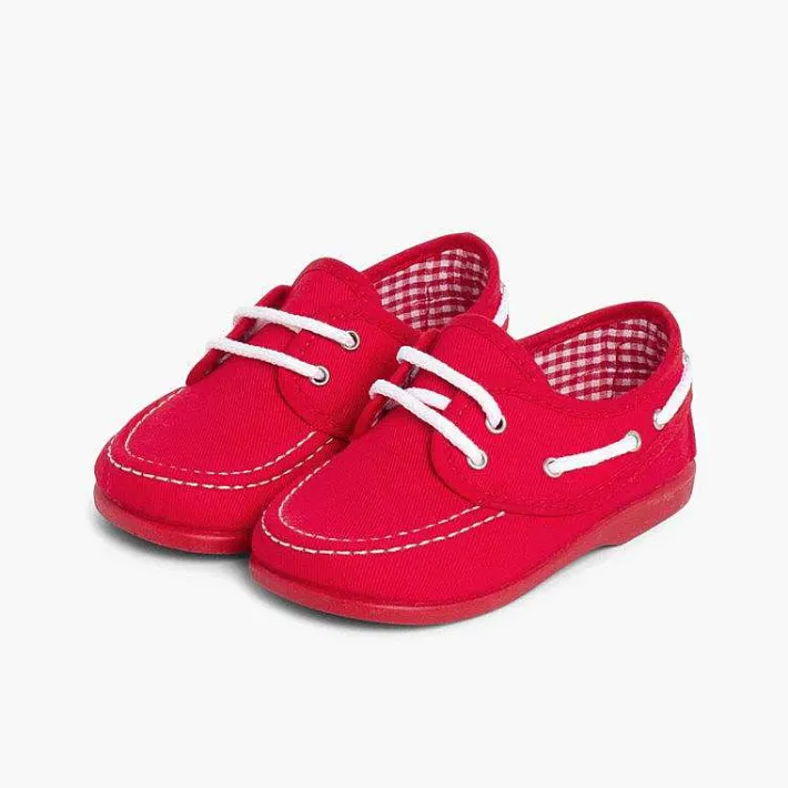 Náuticos<Pisamonas Náuticos Tela Cordones Niño