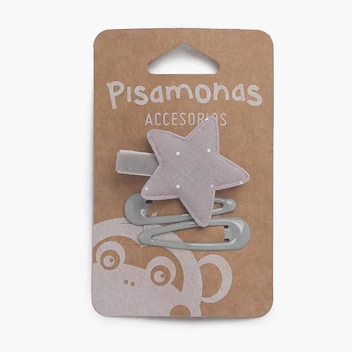 Para El Pelo<Pisamonas Pack Clip Estrella Y Horquillas