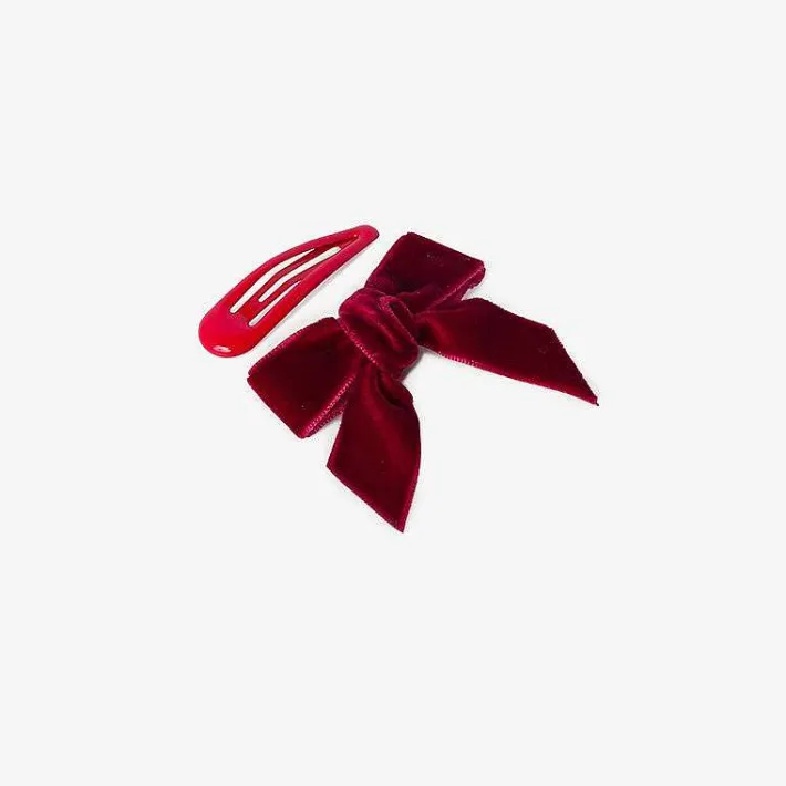 Para El Pelo<Pisamonas Pack Horquillas Y Lazo Pico Pato Terciopelo