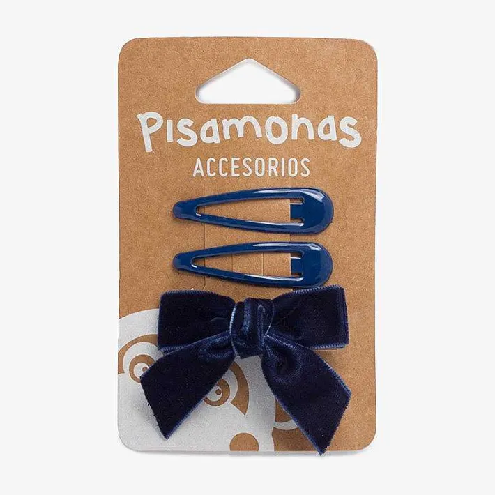 Para El Pelo<Pisamonas Pack Horquillas Y Lazo Pico Pato Terciopelo