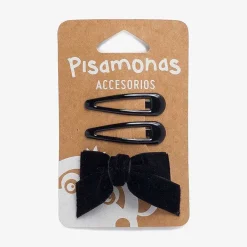 Para El Pelo<Pisamonas Pack Horquillas Y Lazo Pico Pato Terciopelo