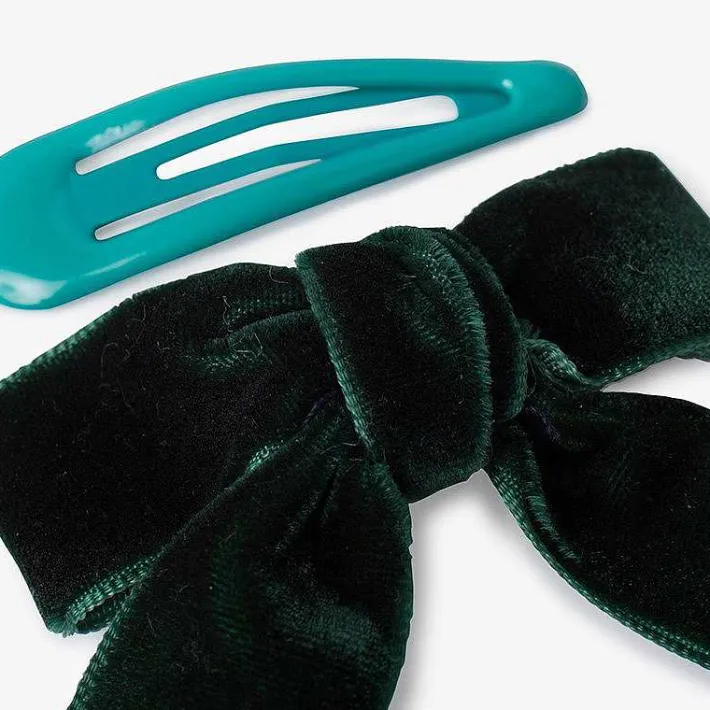 Para El Pelo<Pisamonas Pack Horquillas Y Lazo Pico Pato Terciopelo