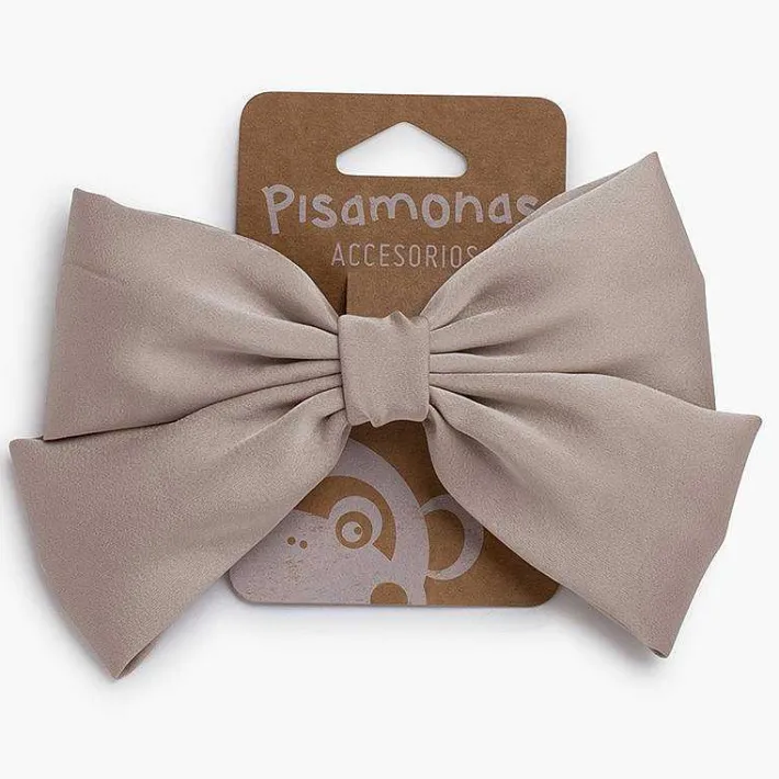 Para El Pelo<Pisamonas Pasador Con Lazo De Raso