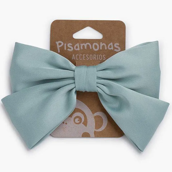 Para El Pelo<Pisamonas Pasador Con Lazo De Raso