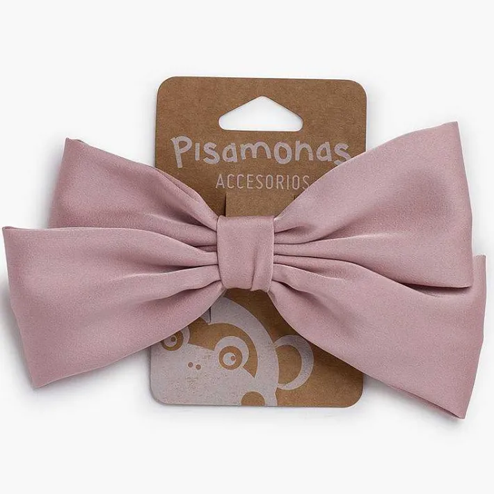 Para El Pelo<Pisamonas Pasador Con Lazo De Raso