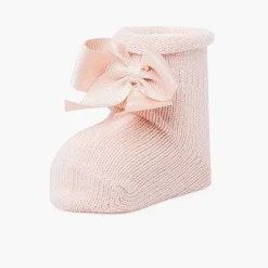 Leotardos Y Textil Condor<Pisamonas Patucos Bebes Con Lazo