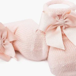 Leotardos Y Textil Condor<Pisamonas Patucos Bebes Con Lazo