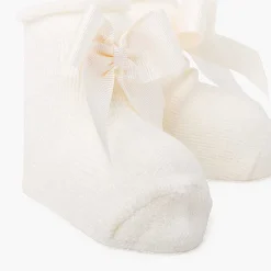 Leotardos Y Textil Condor<Pisamonas Patucos Bebes Con Lazo