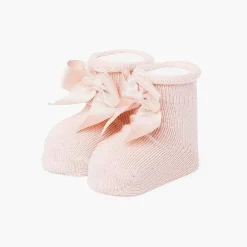 Leotardos Y Textil Condor<Pisamonas Patucos Bebes Con Lazo