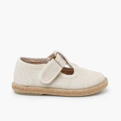 Zapatos Comunión<Pisamonas Pepitos Algodon Ecologico Suela Yute