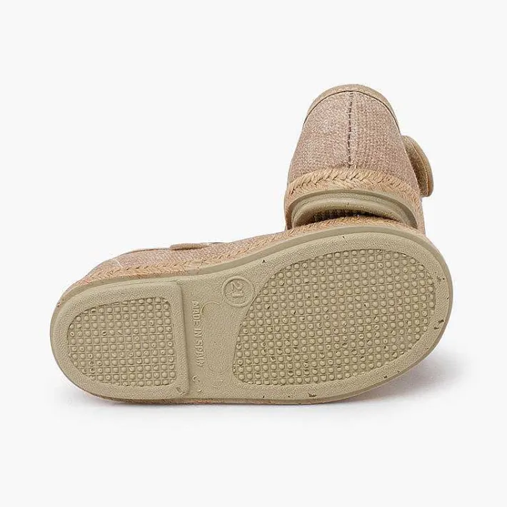 Zapatos Comunión<Pisamonas Pepitos Algodon Ecologico Suela Yute
