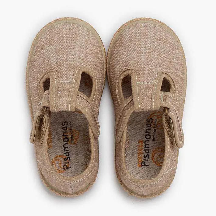 Zapatos Comunión<Pisamonas Pepitos Algodon Ecologico Suela Yute