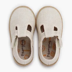 Zapatos Comunión<Pisamonas Pepitos Algodon Ecologico Suela Yute