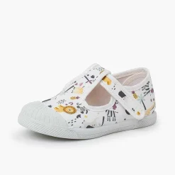 Zapatillas<Pisamonas Pepitos Estampado Puntera Goma Cierre Adherente Color Animales