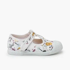 Zapatillas<Pisamonas Pepitos Estampado Puntera Goma Cierre Adherente Color Animales