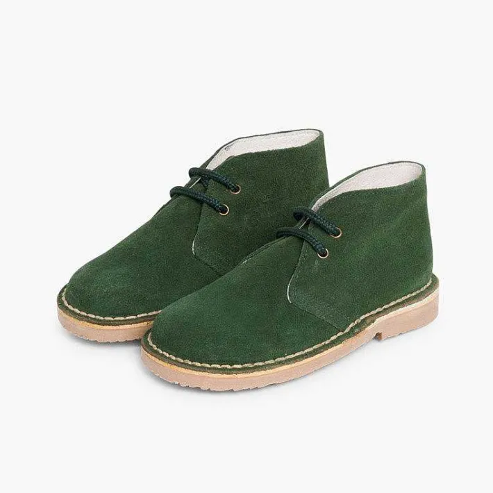 Zapatos Colegiales<Pisamonas Pisacacas Niños Botas Safari Cordones