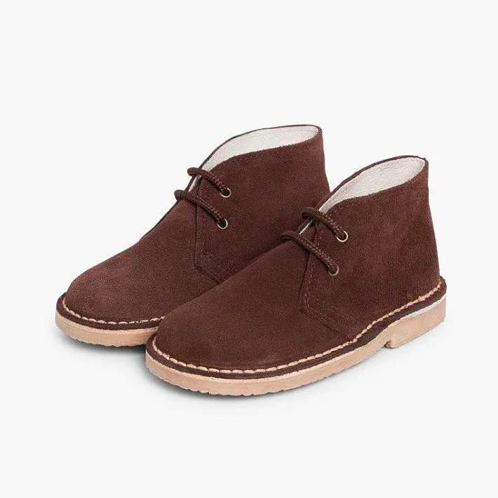 Zapatos Colegiales<Pisamonas Pisacacas Niños Botas Safari Cordones