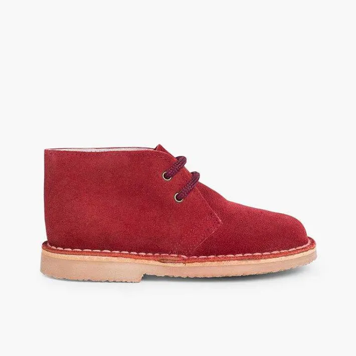 Zapatos Colegiales<Pisamonas Pisacacas Niños Botas Safari Cordones