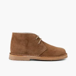 Zapatos Colegiales<Pisamonas Pisacacas Niños Botas Safari Cordones