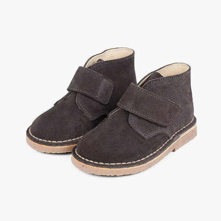 Zapatos Colegiales<Pisamonas Pisacacas Niños Botas Safari Tira Adherente