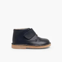 Zapatos Colegiales<Pisamonas Pisacacas Piel Botas Colegio Con Cinta Adhesiva