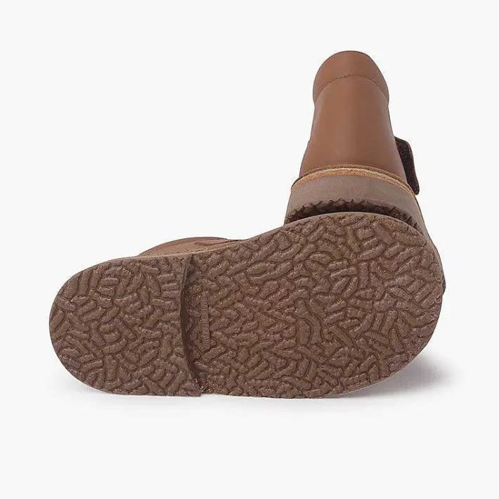 Zapatos Colegiales<Pisamonas Pisacacas Piel Botas Colegio Con Cinta Adhesiva
