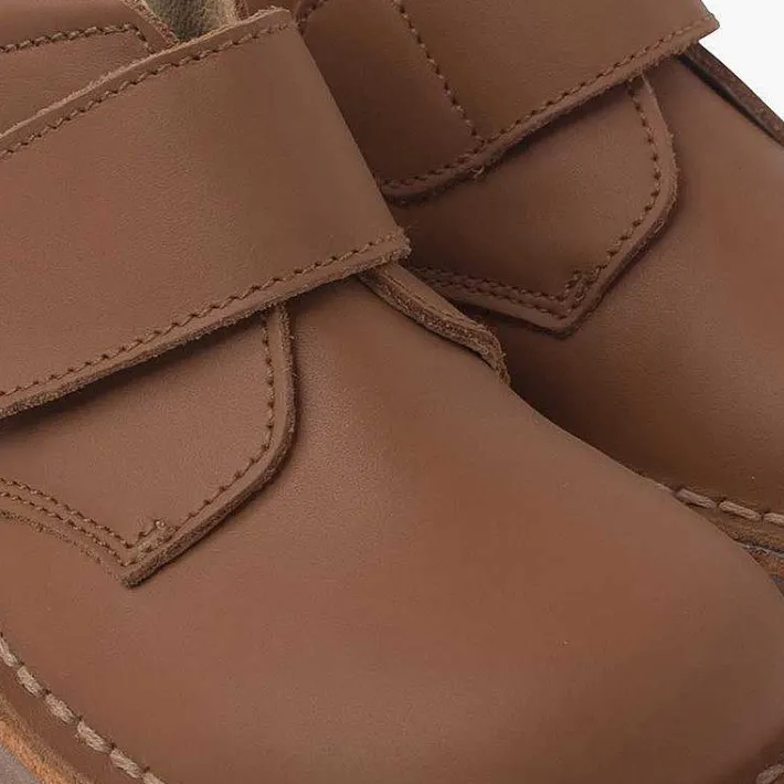 Zapatos Colegiales<Pisamonas Pisacacas Piel Botas Colegio Con Cinta Adhesiva