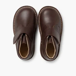 Zapatos Colegiales<Pisamonas Pisacacas Piel Botas Colegio Con Cinta Adhesiva