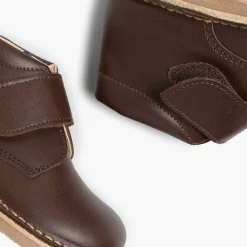 Zapatos Colegiales<Pisamonas Pisacacas Piel Botas Colegio Con Cinta Adhesiva