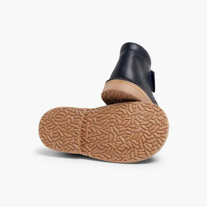 Zapatos Colegiales<Pisamonas Pisacacas Piel Botas Colegio Con Cinta Adhesiva