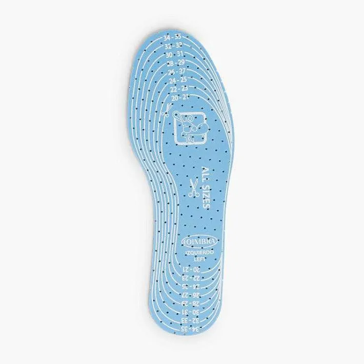 Plantillas Y Cordones<Pisamonas Plantillas Infantiles Recortables Color Azul
