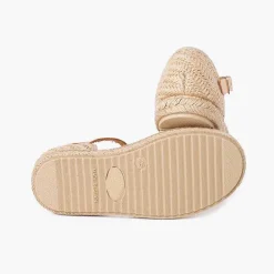 Sandalias<Pisamonas Sandalia Alpargata Macrame Niña Con Hebilla