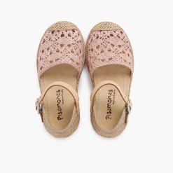 Sandalias<Pisamonas Sandalia Alpargata Macrame Niña Con Hebilla