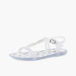 Cangrejeras Y Chanclas<Pisamonas Sandalia Chancla Tricia Tira Brillos Color Blanco