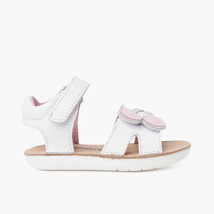 Sandalias<Pisamonas Sandalia Niña Dibujo Cerezas Tira Adherente Color Blanco