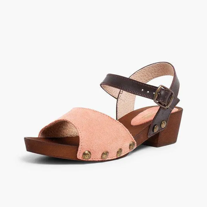 Sandalias<Pisamonas Sandalia Niña Y Mujer Serraje Suela Tipo Madera