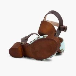 Sandalias<Pisamonas Sandalia Niña Y Mujer Serraje Suela Tipo Madera