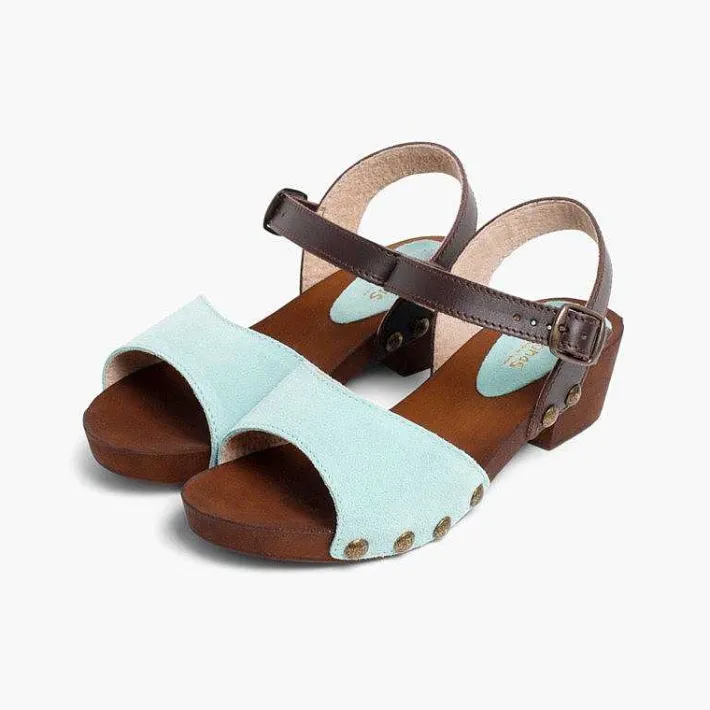 Sandalias<Pisamonas Sandalia Niña Y Mujer Serraje Suela Tipo Madera