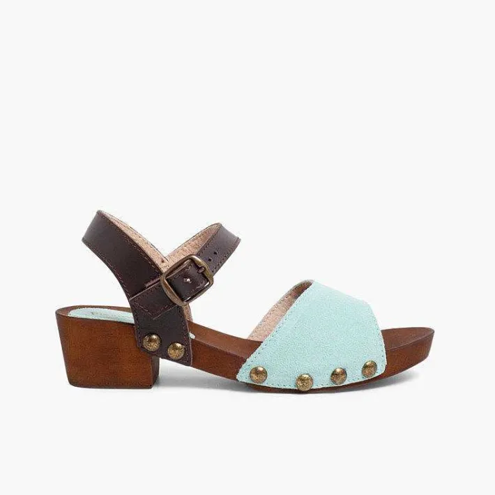 Sandalias<Pisamonas Sandalia Niña Y Mujer Serraje Suela Tipo Madera