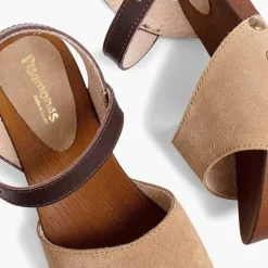 Sandalias<Pisamonas Sandalia Niña Y Mujer Serraje Suela Tipo Madera