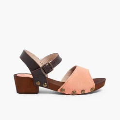 Sandalias<Pisamonas Sandalia Niña Y Mujer Serraje Suela Tipo Madera