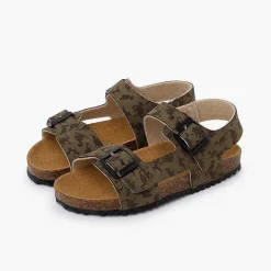 Sandalias<Pisamonas Sandalias Bio Unisex Hebillas Dinosaurios Color Kaki
