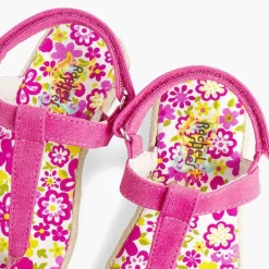 Sandalias<Pisamonas Sandalias De Dedo Niña Lona Tira Adherente