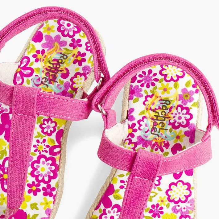 Sandalias<Pisamonas Sandalias De Dedo Niña Lona Tira Adherente