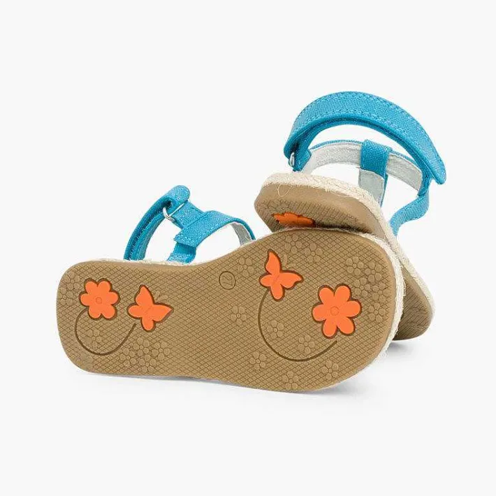 Sandalias<Pisamonas Sandalias De Dedo Niña Lona Tira Adherente