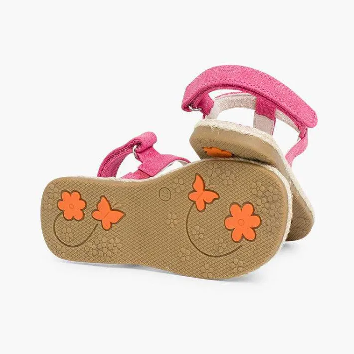 Sandalias<Pisamonas Sandalias De Dedo Niña Lona Tira Adherente