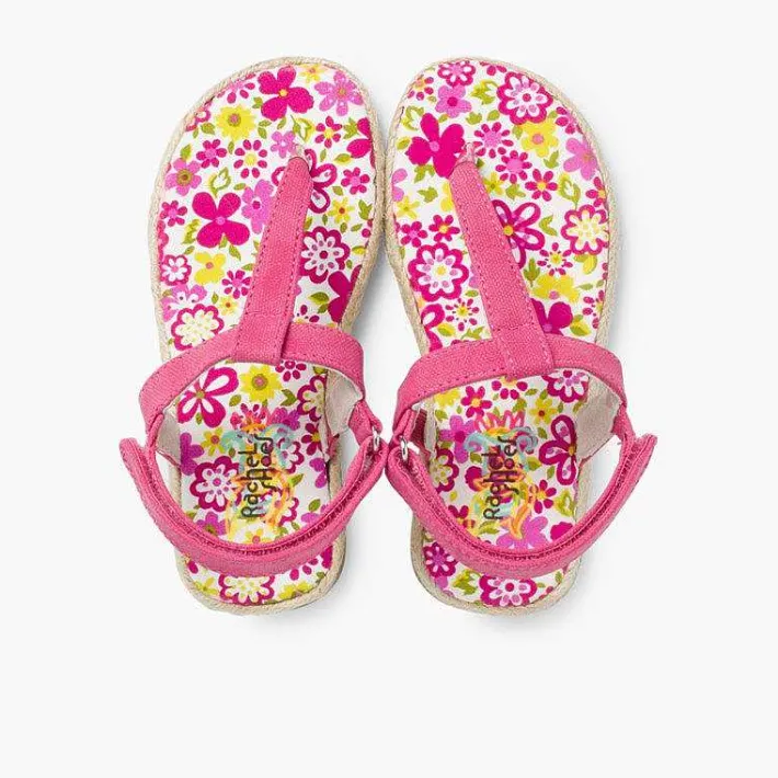 Sandalias<Pisamonas Sandalias De Dedo Niña Lona Tira Adherente